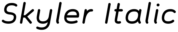 Skyler Italic Font