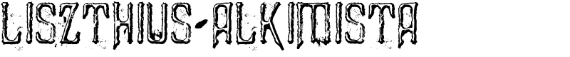 Liszthius-Alkimista Font