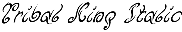 Tribal King Italic Font