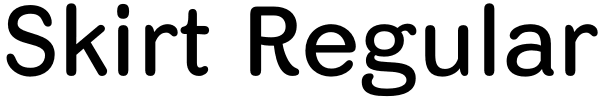 Skirt Regular Font