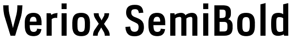 Veriox SemiBold Font