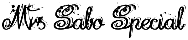 Mrs Sabo Special Font