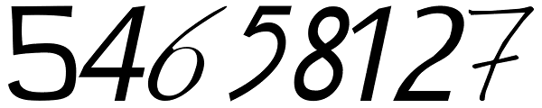 Numbers2 Font