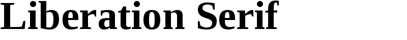 Liberation Serif Font