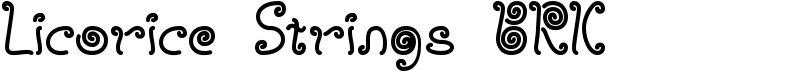 Licorice Strings BRK Font