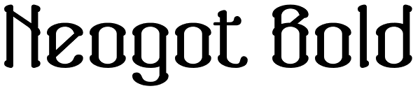 Neogot Bold Font