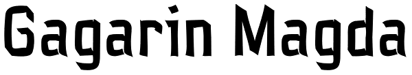 Gagarin Magda Font