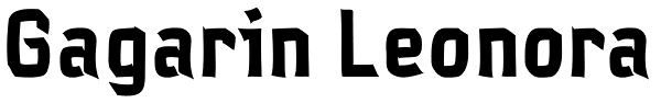 Gagarin Leonora Font