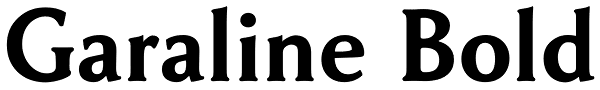 Garaline Bold Font