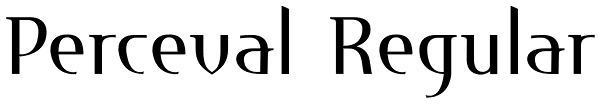 Perceval Regular Font