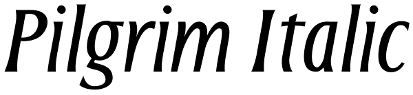 Pilgrim Italic Font