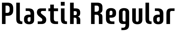 Plastik Regular Font