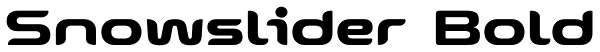 Snowslider Bold Font