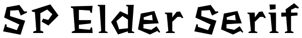 SP Elder Serif Font