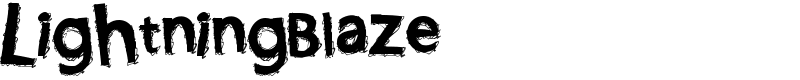 LightningBlaze Font