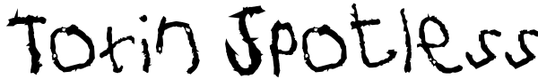 Toxin Spotless Font