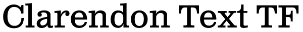 Clarendon Text TF Font