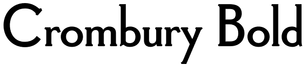 Crombury Bold Font