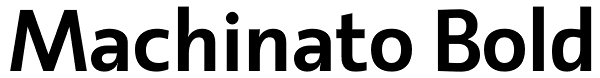 Machinato Bold Font