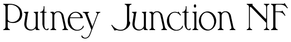 Putney Junction NF Font