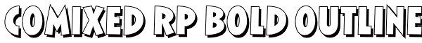 Comixed RP Bold Outline Font