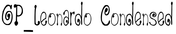 GP_Leonardo Condensed Font