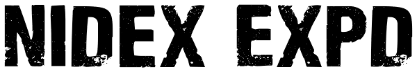 Nidex Expd Font