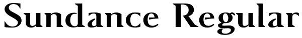 Sundance Regular Font