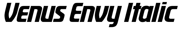 Venus Envy Italic Font