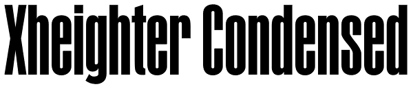 Xheighter Condensed Font