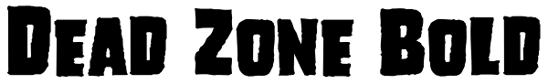 Dead Zone Bold Font