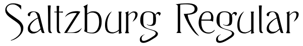 Saltzburg Regular Font