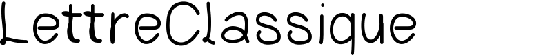 LettreClassique Font