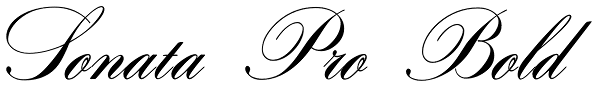 Sonata Pro Bold Font