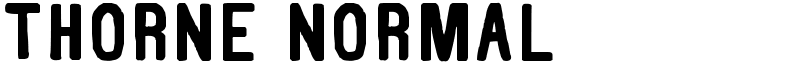 Thorne Normal Font