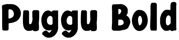 Puggu Bold Font