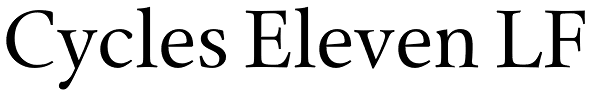 Cycles Eleven LF Font