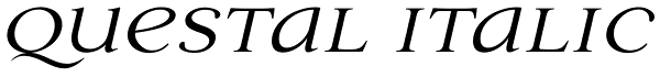 Questal Italic Font