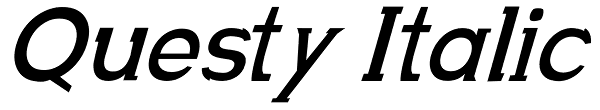 Questy Italic Font