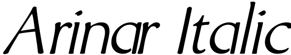 Arinar Italic Font