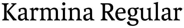 Karmina Regular Font