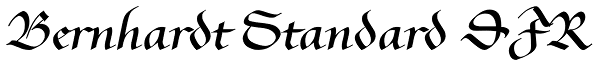 Bernhardt Standard DFR Font