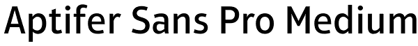 Aptifer Sans Pro Medium Font