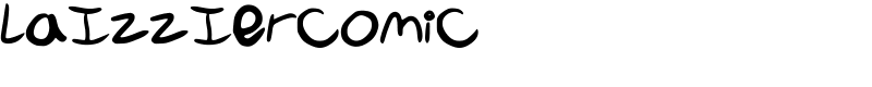 LaIzzIerComiC Font