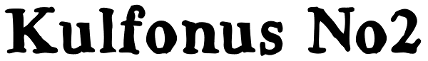 Kulfonus No2 Font