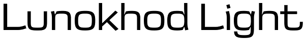 Lunokhod Light Font