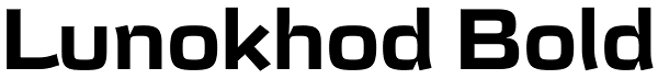 Lunokhod Bold Font