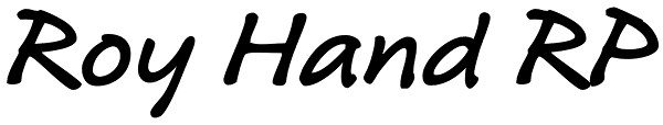 Roy Hand RP Font