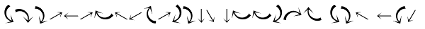 Omnidirectional Arrows One JNL Font