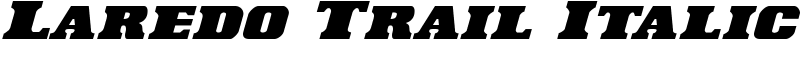 Laredo Trail Italic Font